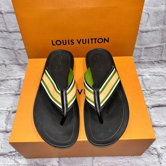 Louis Vuitton Size 12 Flip Flops - Picture 1 of 6
